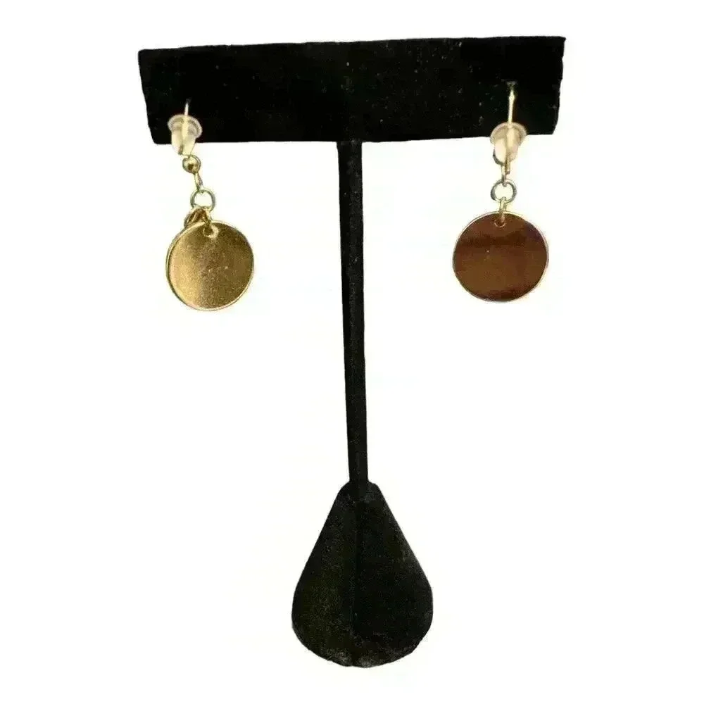 I.N.C.‎ Gold/Silver Round Drop Earrings